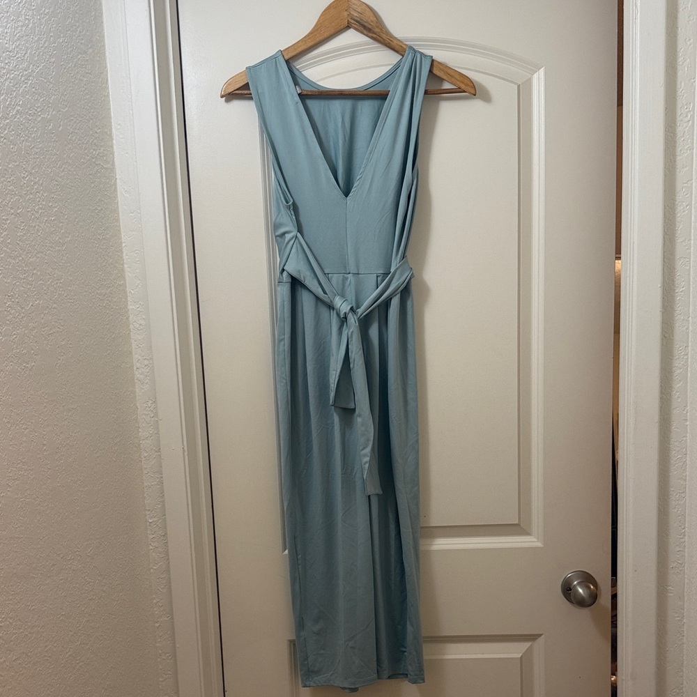 ASOS Maternity Light Blue Maxi Dress